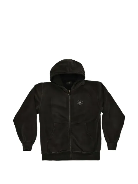Htc Los Angeles American Black Sun zip-up hoodie Black 24WHTMG001