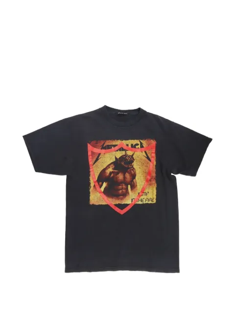 Htc Los Angeles graphic-print logo-detail T-shirt Black 24WHTTS183