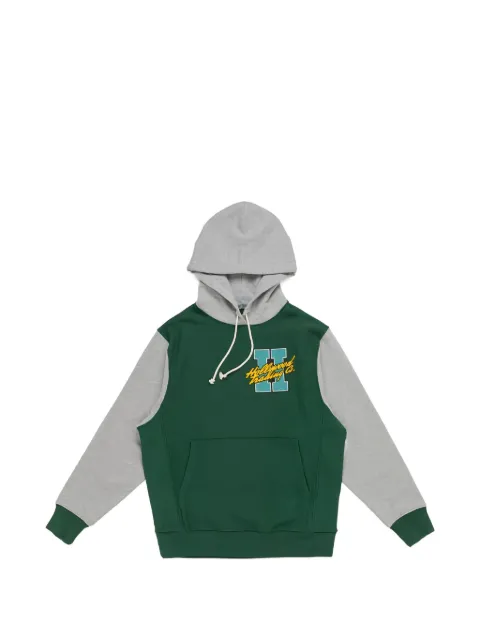 Htc Los Angeles MY HOOD logo-patch drawstring hoodie Green 22SHTMG001