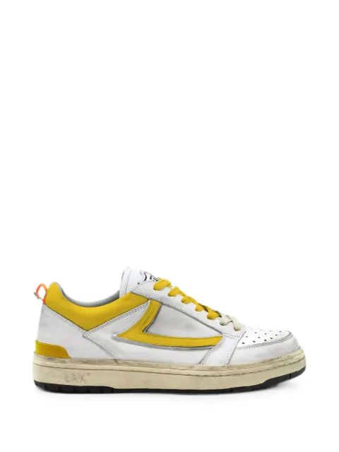 Htc Los Angeles Starlight Low leather sneakers White 24SHTSC002