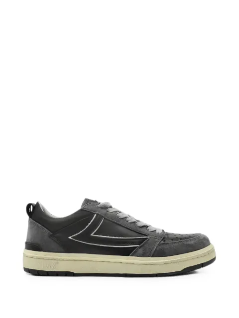 Htc Los Angeles Starlight leather sneakers Black 24SHTSC023