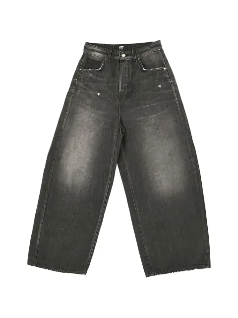 Htc Los Angeles faded-effect wide-leg jeans Grey 24WHTPA002