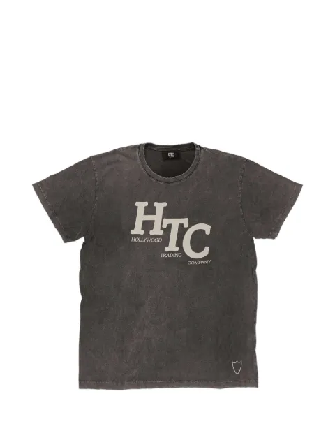 Htc Los Angeles logo-print distressed T-shirt Grey 25SHTTS019