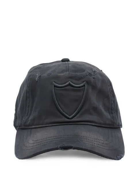 Htc Los Angeles distressed embroidered baseball cap Black 25SHTCA006