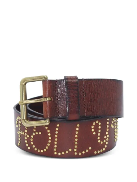Htc Los Angeles Friends of Hollywood Star leather belt Brown 26SHTCI002