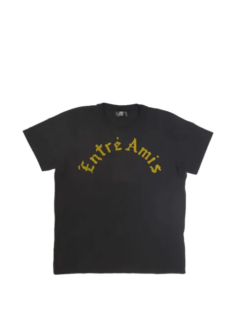 Htc Los Angeles flocked-print T-shirt Black 25SHTTS027