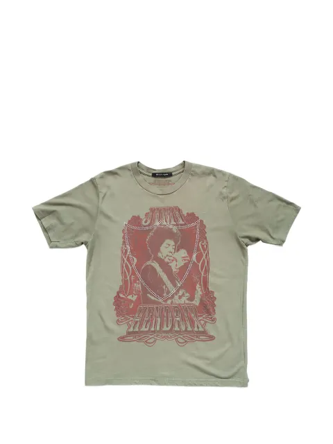 Htc Los Angeles JIMI HENDRIX LUX graphic-print T-shirt Green 24WHTTS119