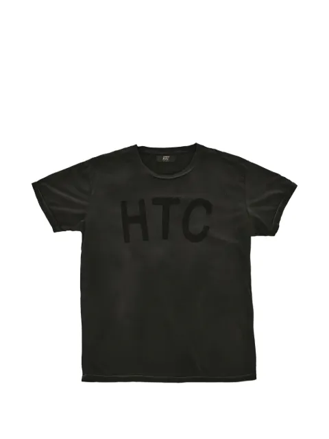 Htc Los Angeles logo-print faded T-shirt Black 24WHTTS004