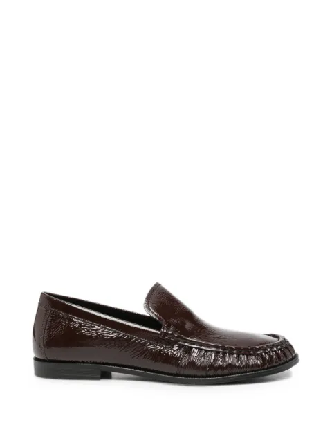 VAGABOND crinkled-finish loafers Brown 622906035