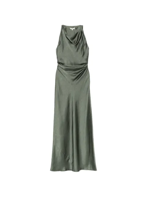 Vince cowl-neck ruched maxi dress Green V207452061