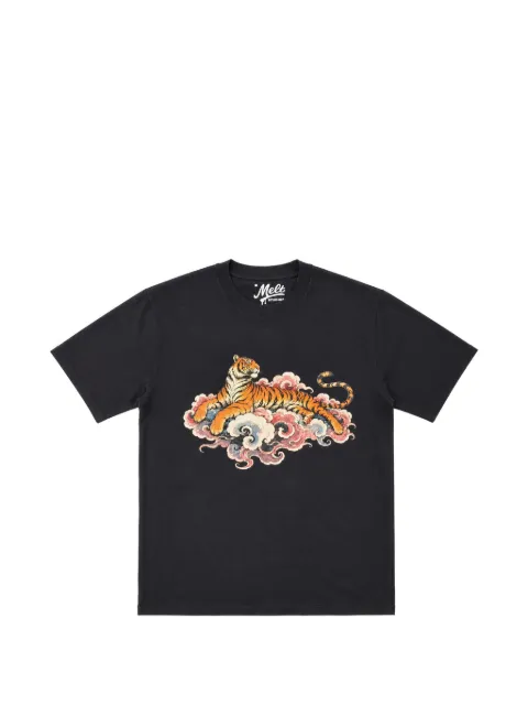 Melt tiger-print T-shirt Black MS5393
