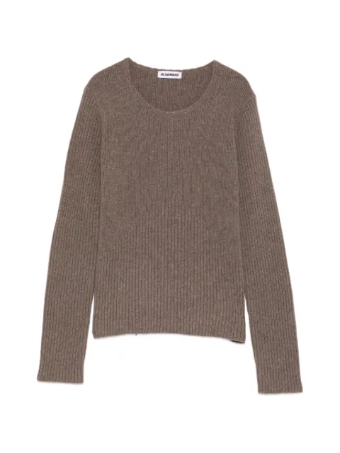 Jil Sander ribbed-knit sweater Brown J02GP0281J14873