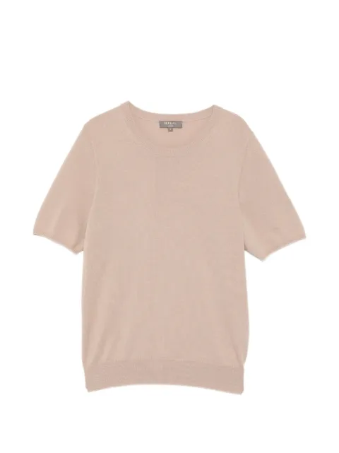 N.Peal Milly cashmere T-shirt Neutrals NPW001803C
