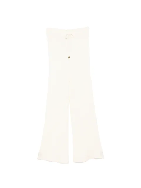 N.Peal ribbed-knit cashmere trousers Neutrals NPW111156