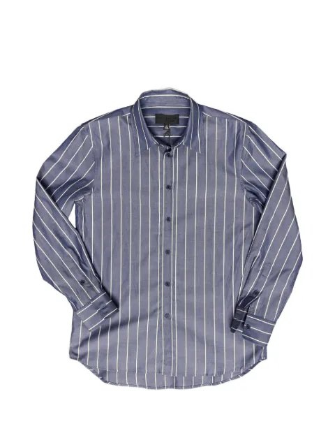 Nili Lotan Raphael striped shirt Blue 12379W2014