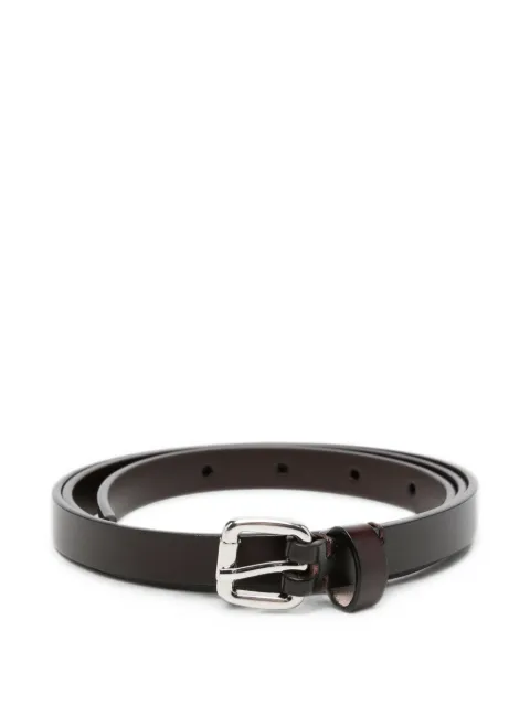 P.A.R.O.S.H. buckle-fastening leather belt Brown D040509