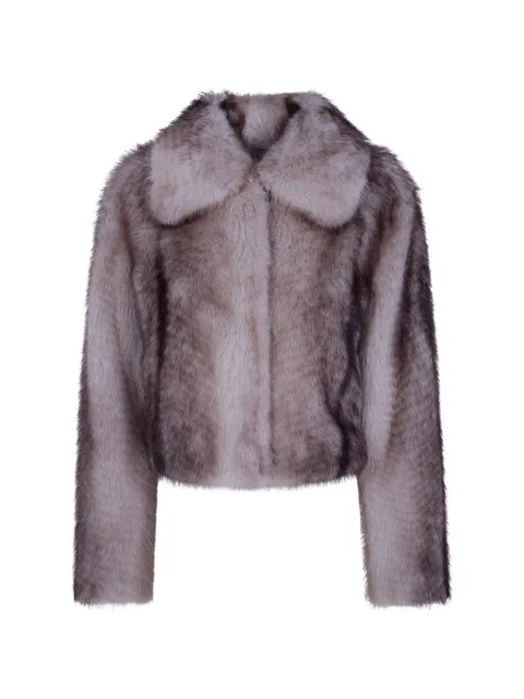 TWINSET faux-fur Animal Shade coat Brown 262TP2240
