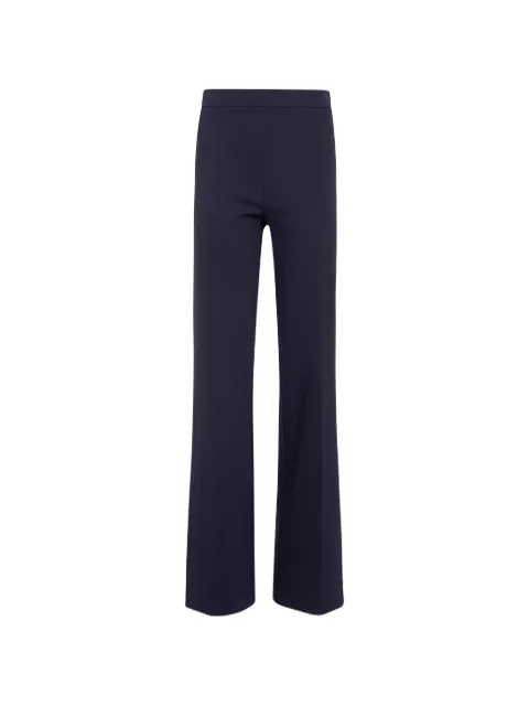 TWINSET high-waisted flared trousers Black 262TP2373