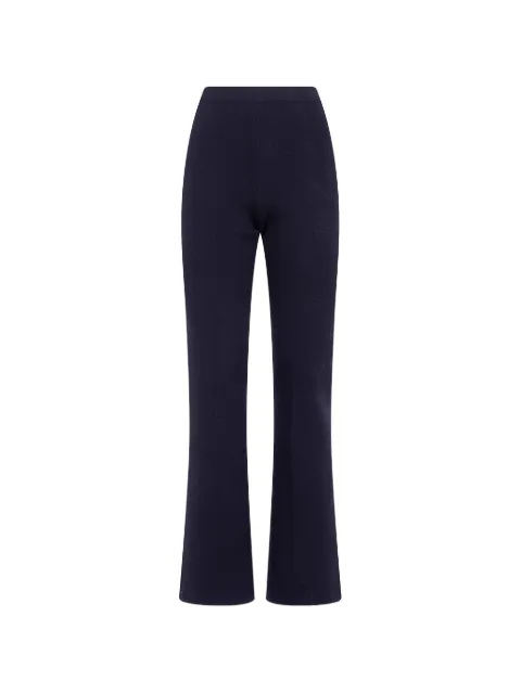TWINSET fine-knit flared trousers Black 262TP3099