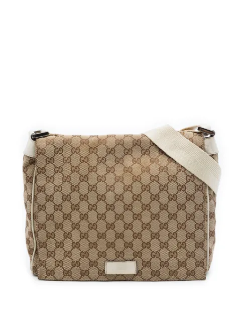 Gucci Pre-Owned 2016-2026 GG Canvas crossbody bag Neutrals X9MKWKBEEUWYOR5A