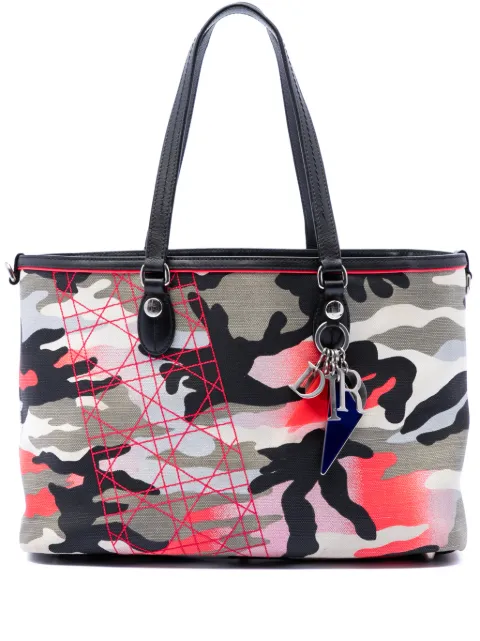 Christian Dior Pre-Owned 2011 Anselm Reyle Medium Canvas Camouflage tote bag Grey NTJCKE84MVBWMIU6