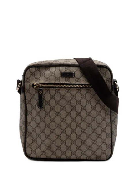 Gucci Pre-Owned 2016-2026 GG Supreme crossbody bag Neutrals 33SSSDJEOJWR1PU5