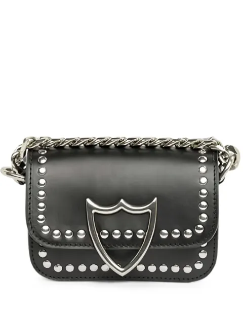Htc Los Angeles micro studded leather shoulder bag Black 21WHTBO007