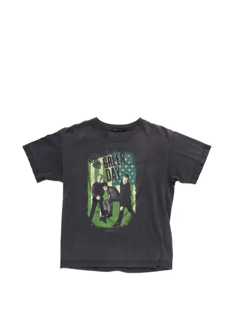 Htc Los Angeles studded graphic-print T-shirt Grey 24WHTTS125