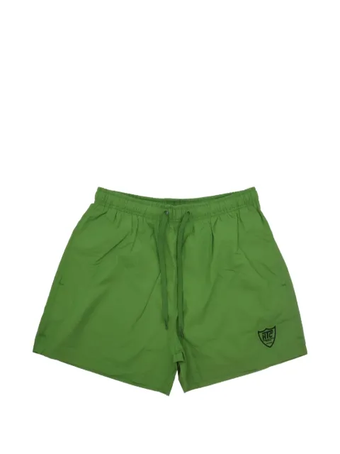 Htc Los Angeles logo-patch drawstring swim shorts Green 25SHTPA017
