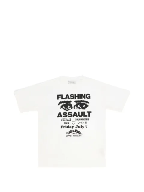 Htc Los Angeles printed cotton T-shirt White 25SHTTS007