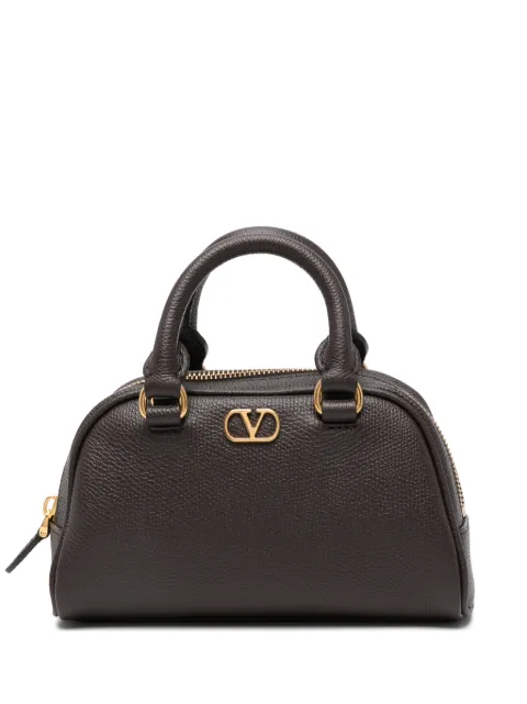 Valentino Garavani mini VLogo grained leather mini bag Brown WP0AX7SNP