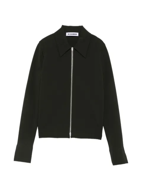 Jil Sander zip-fastening jacket Black J02BN0264J20357