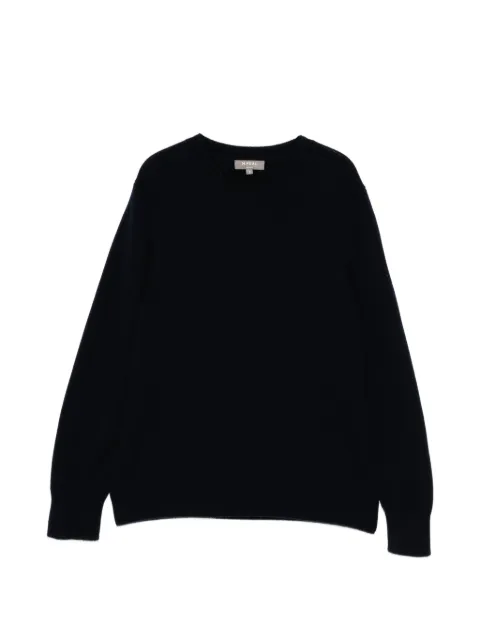 N.Peal crew-neck cashmere top Black NPW111208