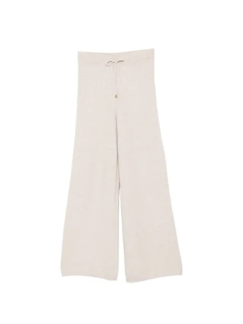 N.Peal honeycomb-knit cashmere trousers Neutrals NPW109650