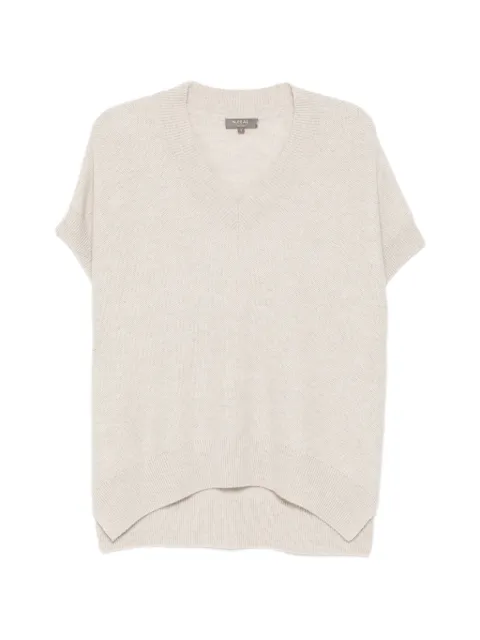 N.Peal honeycomb-knit sleeveless top Neutrals NPW110708