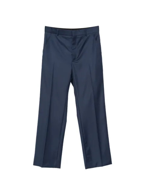Kenzo pressed-crease tailored trousers Blue FG65PA2199TV