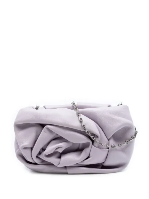 Burberry Pre-Owned 2018-2026 Lambskin Rose Chain Clutch crossbody bag Purple ZNCH33QO0VTM1FZB