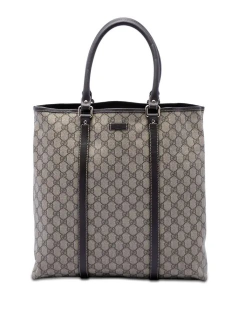 Gucci Pre-Owned 2016-2026 GG Supreme Joy Vertical tote bag Neutrals X5R8WMLDR5GB1LFT