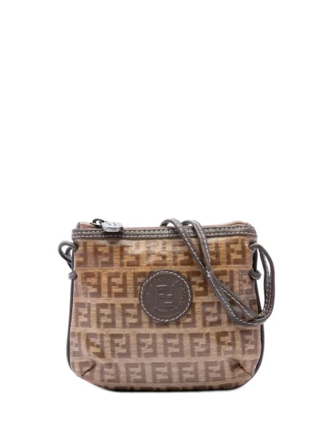Fendi Pre-Owned 20th Century Zucchino Crystal crossbody bag Brown UXCQ7PU9KPE0QC4K