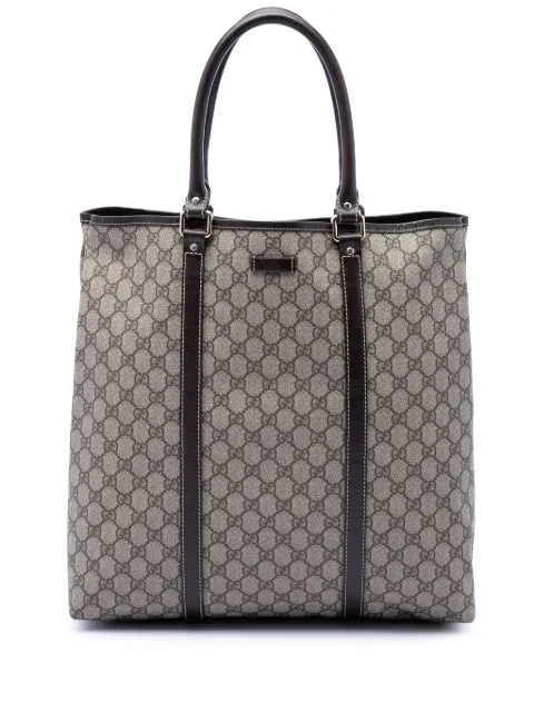 Gucci Pre-Owned 2016-2026 GG Supreme Joy Vertical tote bag Neutrals IL2XNF51ITNJXY9E