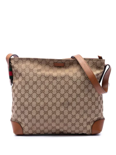 Gucci Pre-Owned 2016-2026 GG Canvas Web crossbody bag Neutrals DYIHKNJQMCKG3LXU