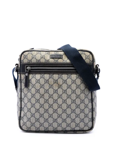 Gucci Pre-Owned 2016-2026 GG Supreme crossbody bag Neutrals P7J8FWP3LY49H1JE