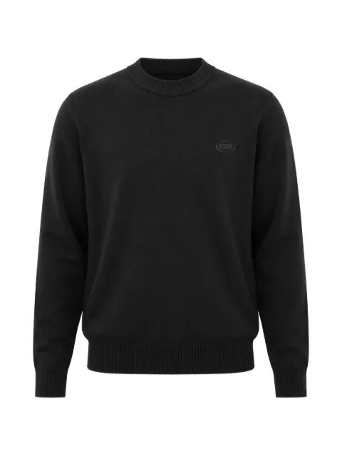 Diesel logo-patch crew-neck sweatshirt Black A17699RJQAN900