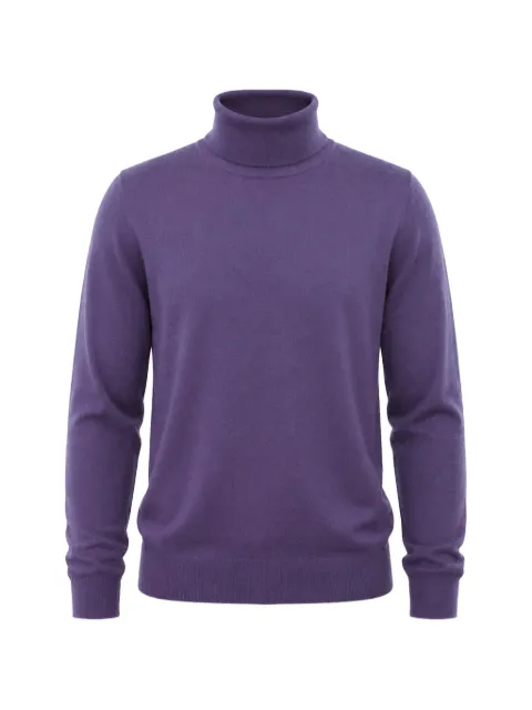 Malo cashmere turtleneck sweater Purple UMC004F1Z32BLUBE