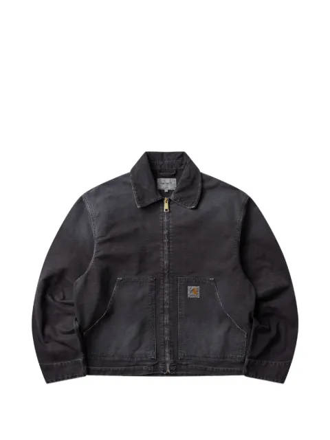 Carhartt WIP logo-patch jacket Grey I03686700E17