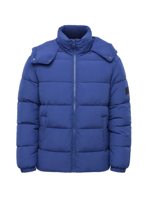 Diesel Step-Out hooded padded jacket Blue A15992RAEAI89V