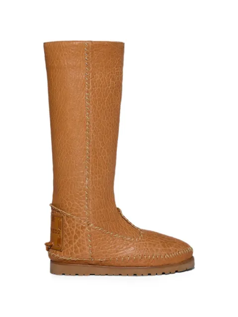 DSQUARED2 Camping whipstitch-trim boots Brown BOW006240705496