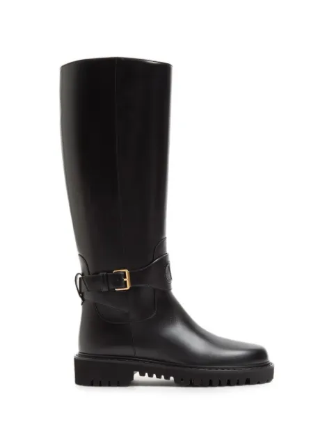 Valentino Garavani VLogo Signature buckle-detail boots Black WS0QA3VQK