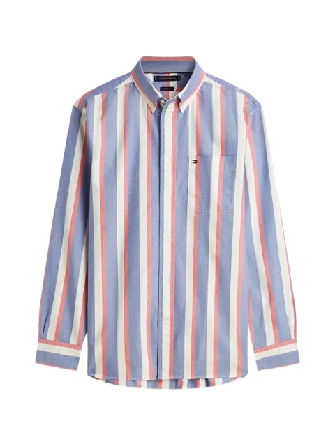 Tommy Hilfiger Heritage Oxford stripe-print shirt Blue MW0MW41695