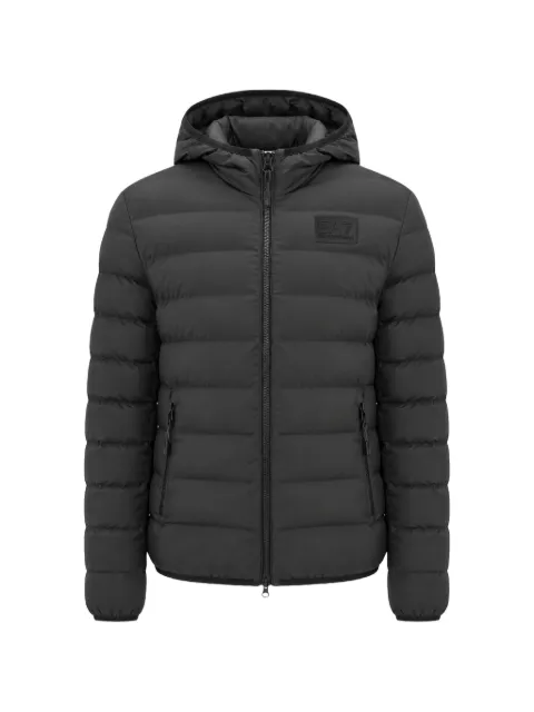 Ea7 Emporio Armani quilted hooded jacket Grey 7M000686AF15953